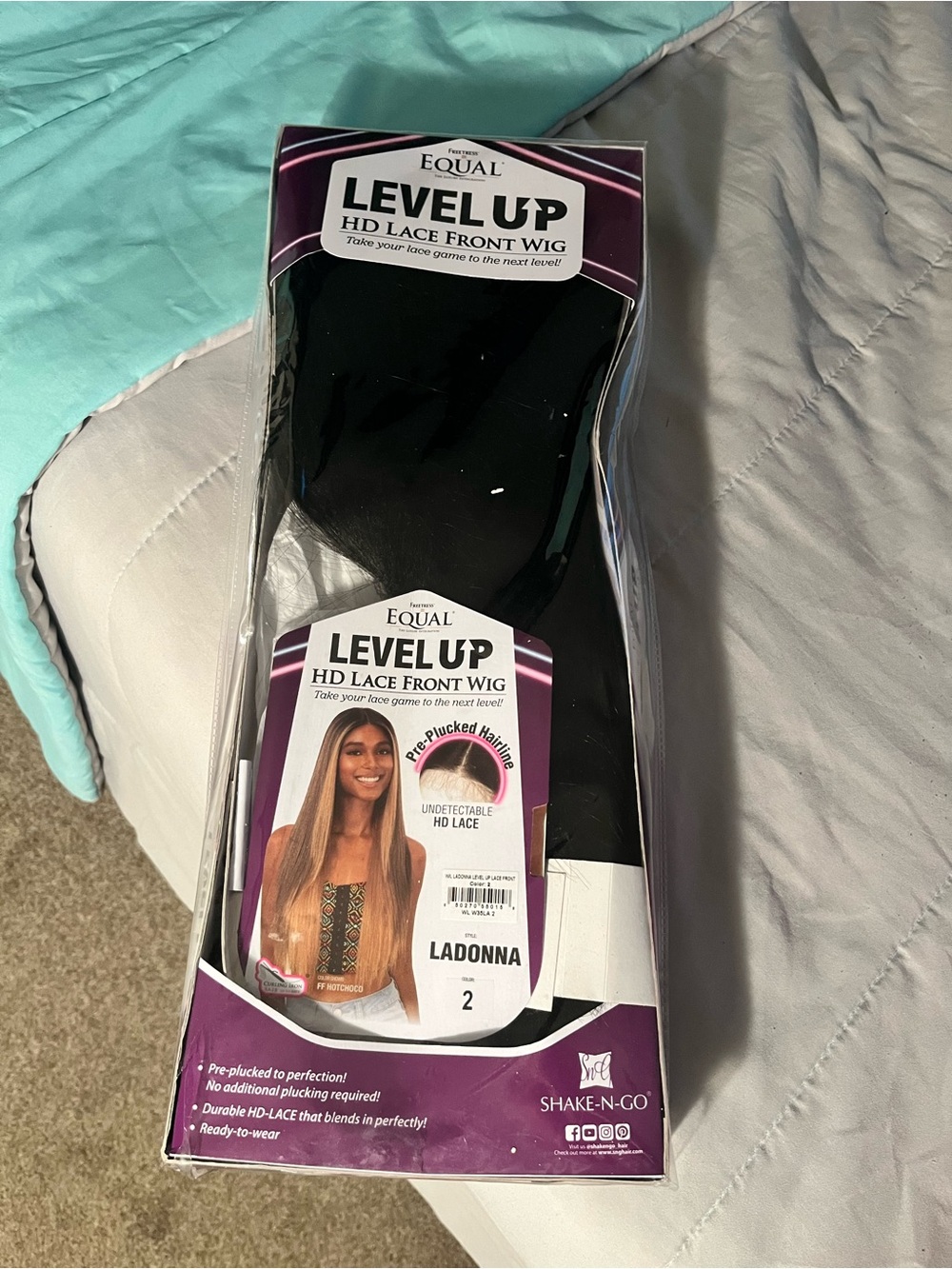 Freetress Equal Level Up HD Lace Front Wig Ladonna Color 2-NEW